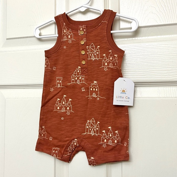 NWT Little Co by Lauren Conrad Romper Size 3 Months - Picture 2 of 3